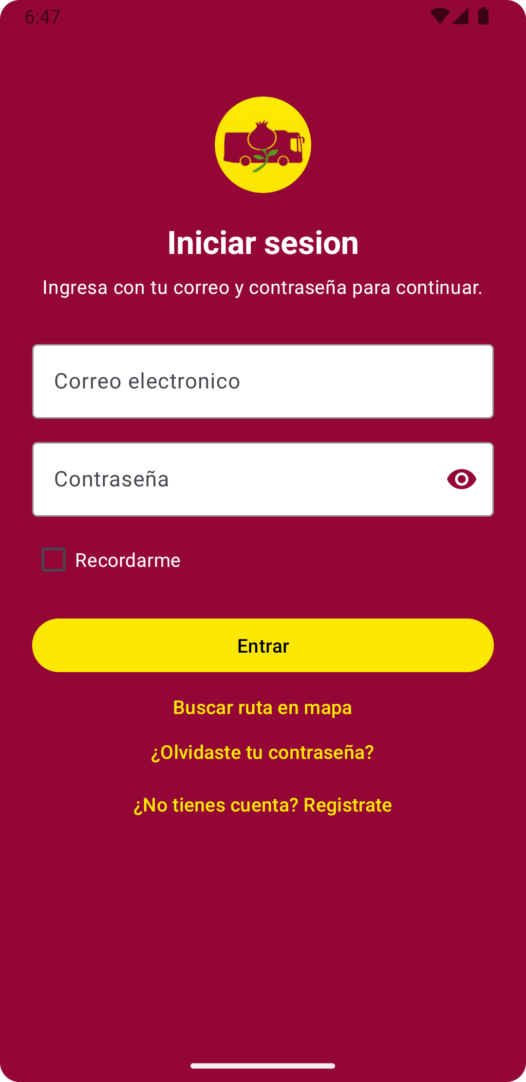 Captura de pantalla 2 de la aplicacion Ruta Bus Tacna